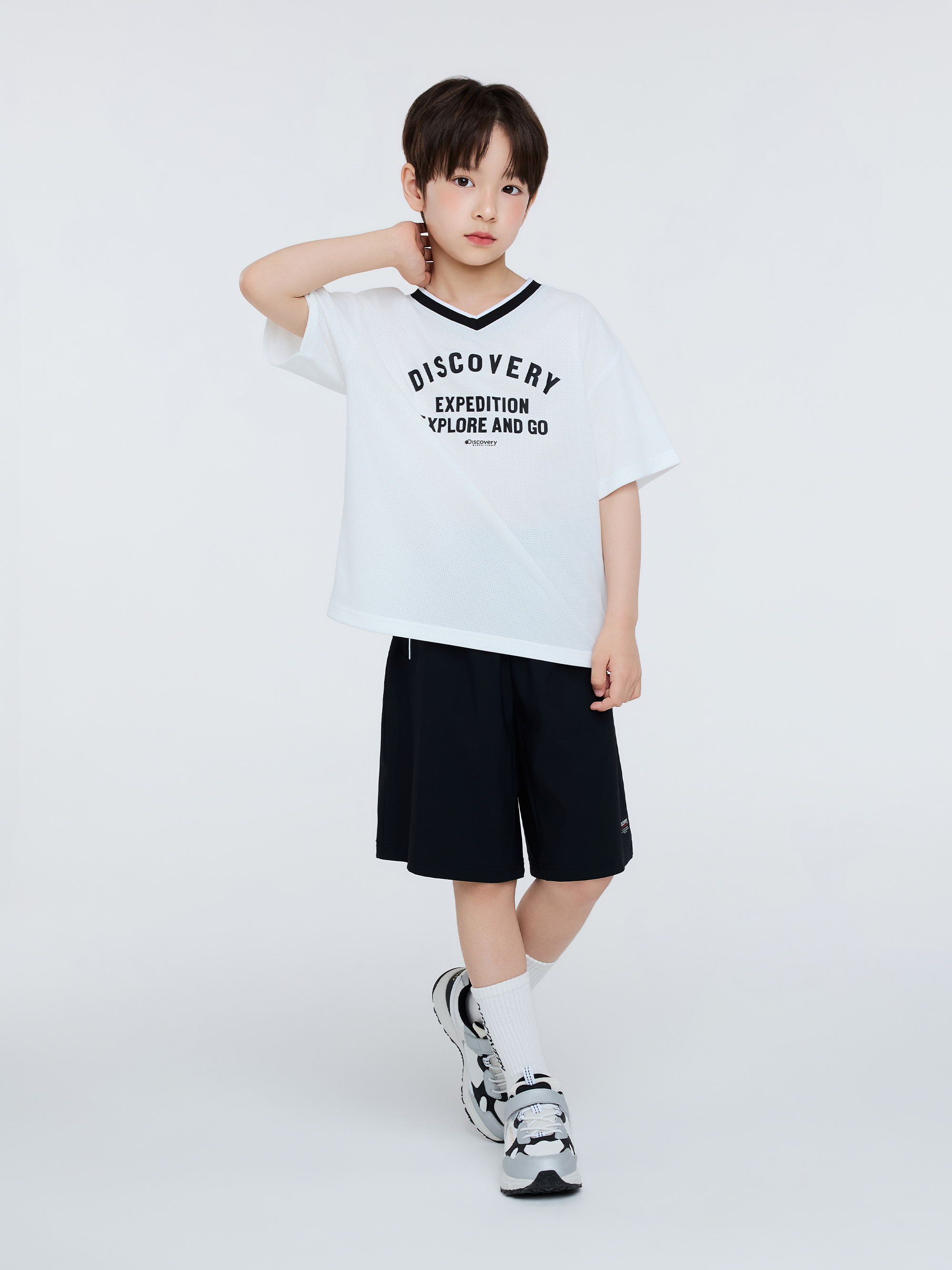 키즈 프레시벤트 메쉬 반팔티+팬츠 2SET