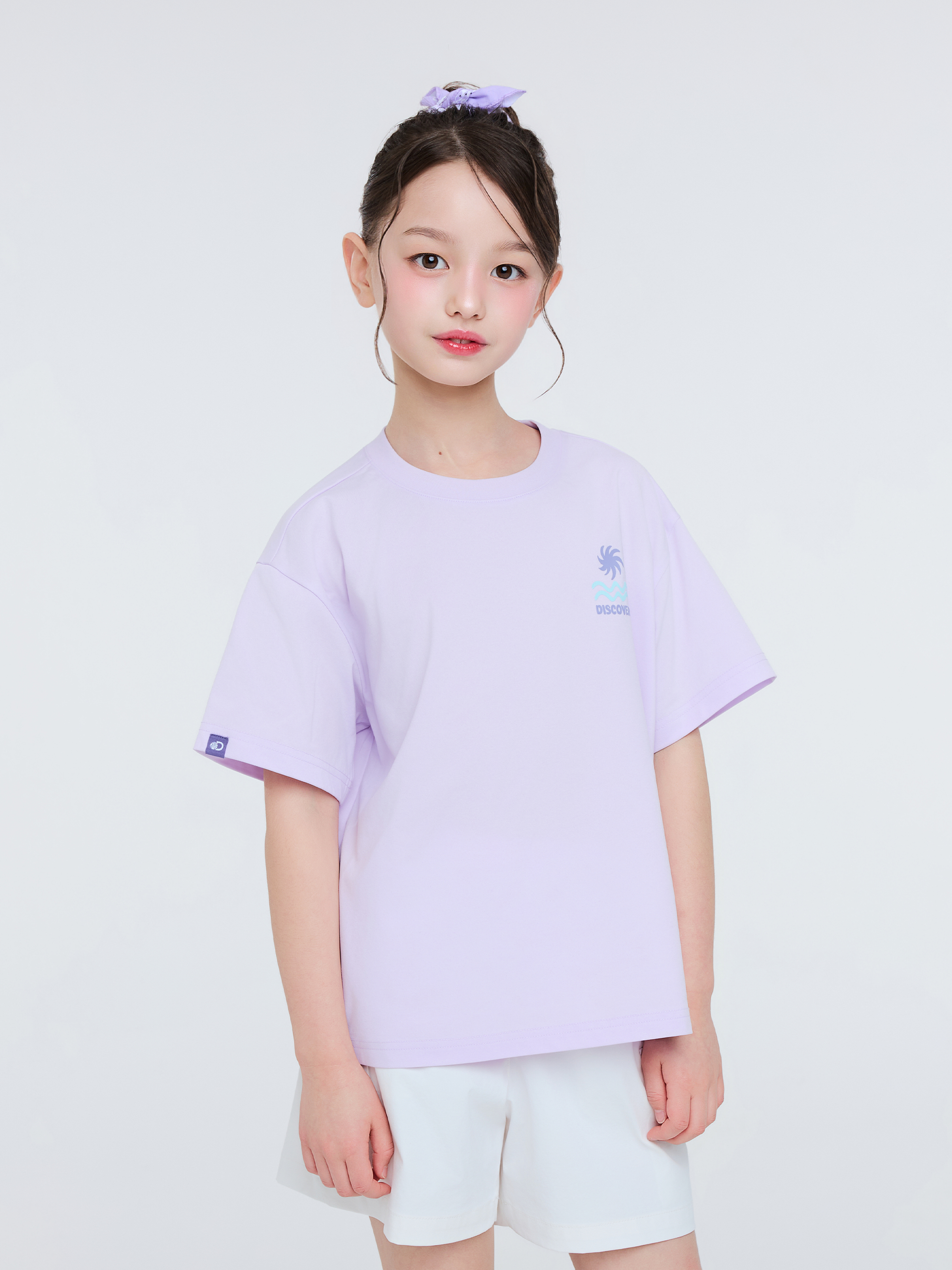 키즈  블록 그래픽 티셔츠
