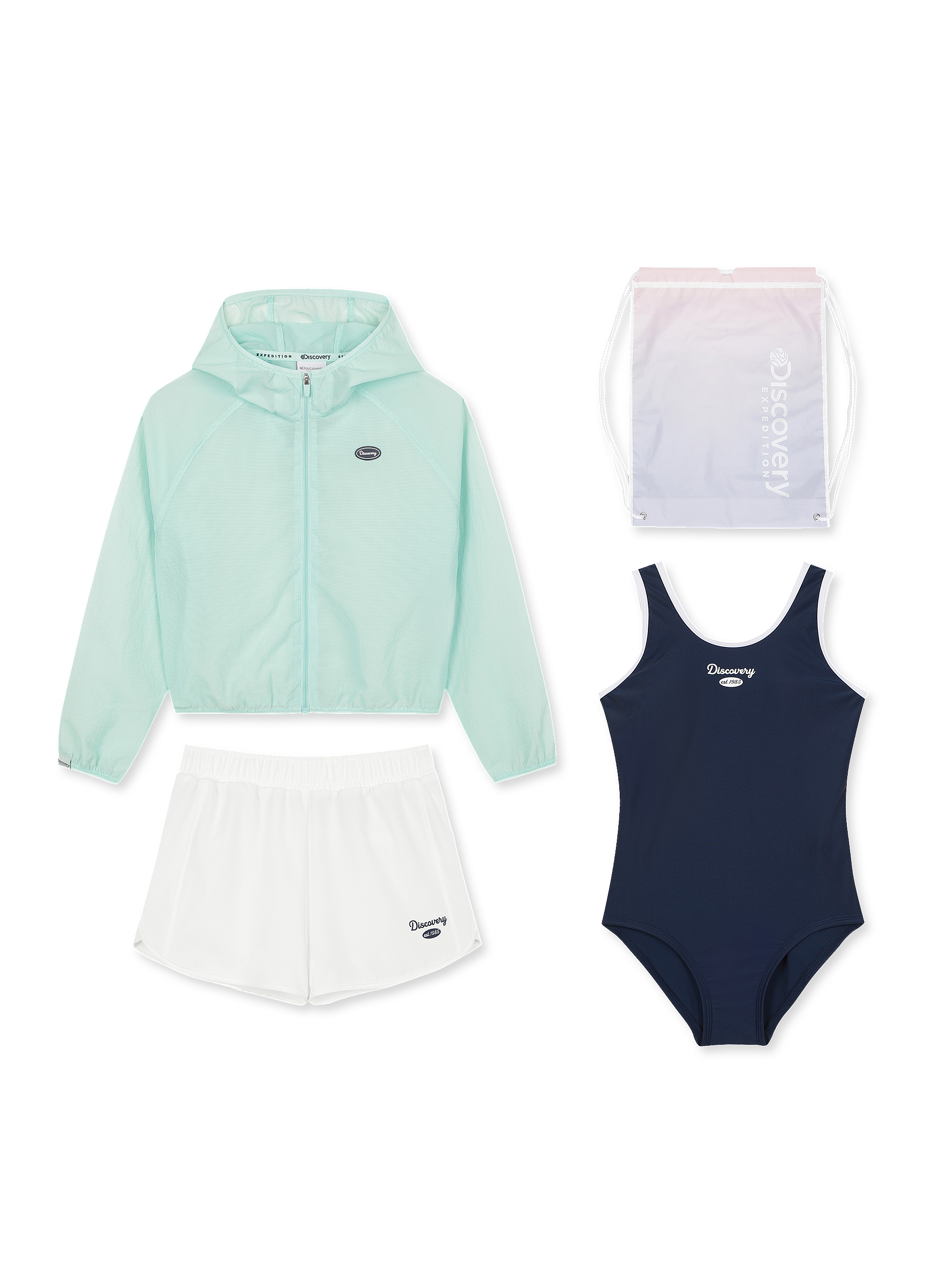 여아 스윔 아우터 3PCS SET