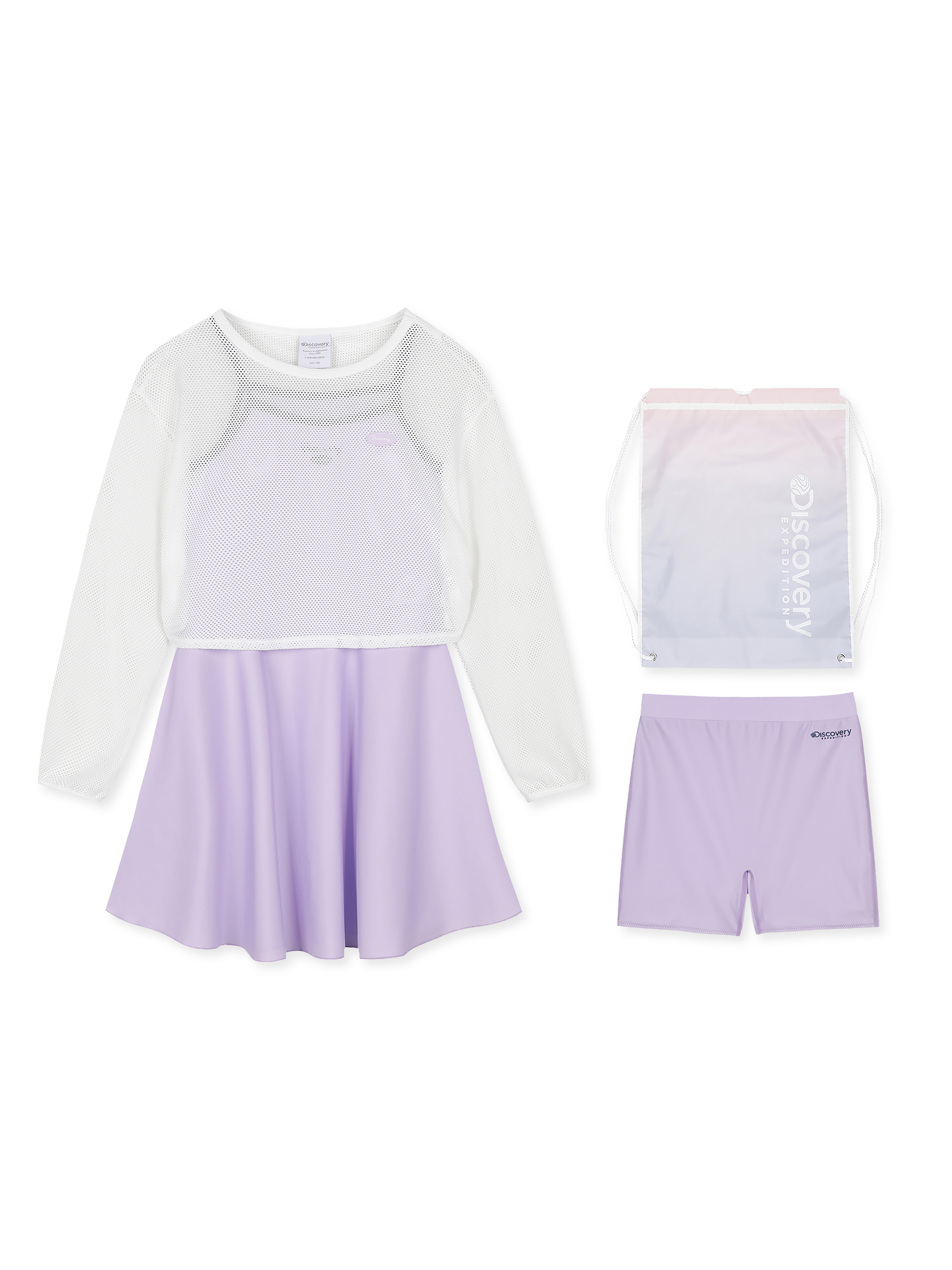 여아 스윔 커버업 2PCS SET