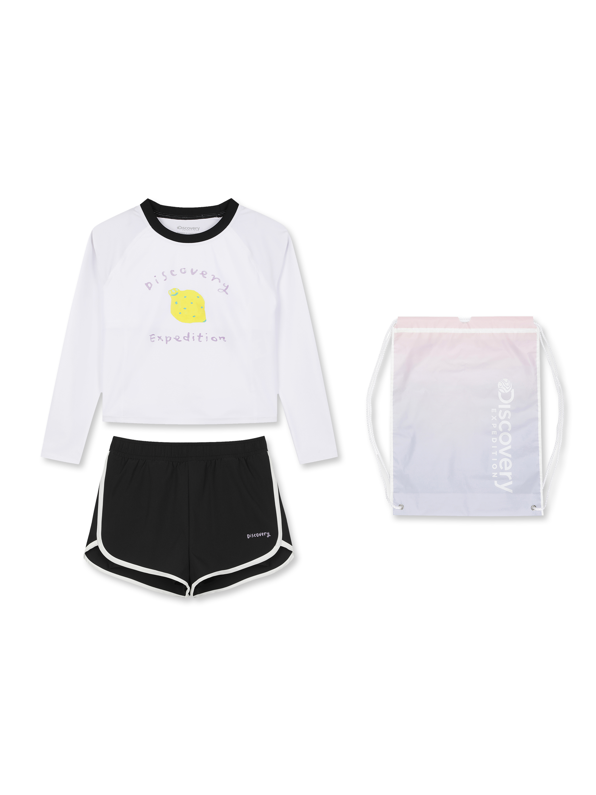 여아 래쉬가드+숏팬츠 스윔 SET