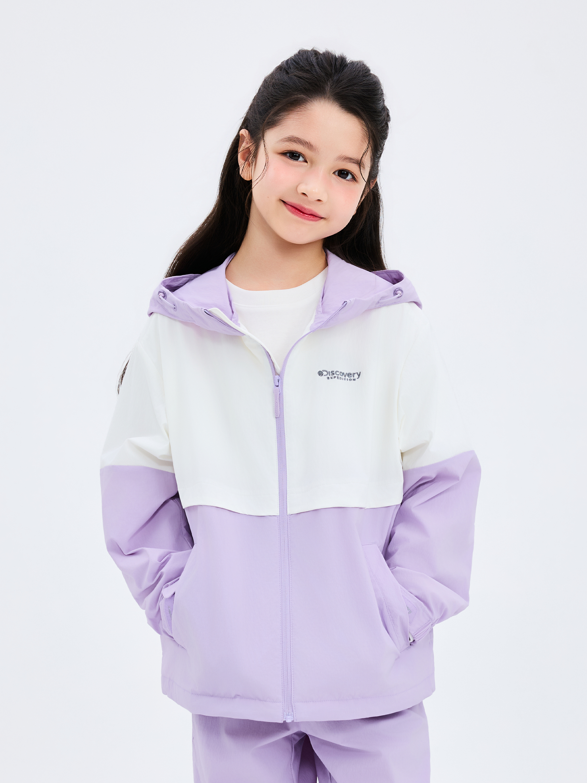 키즈 우븐 컬러배색 자켓