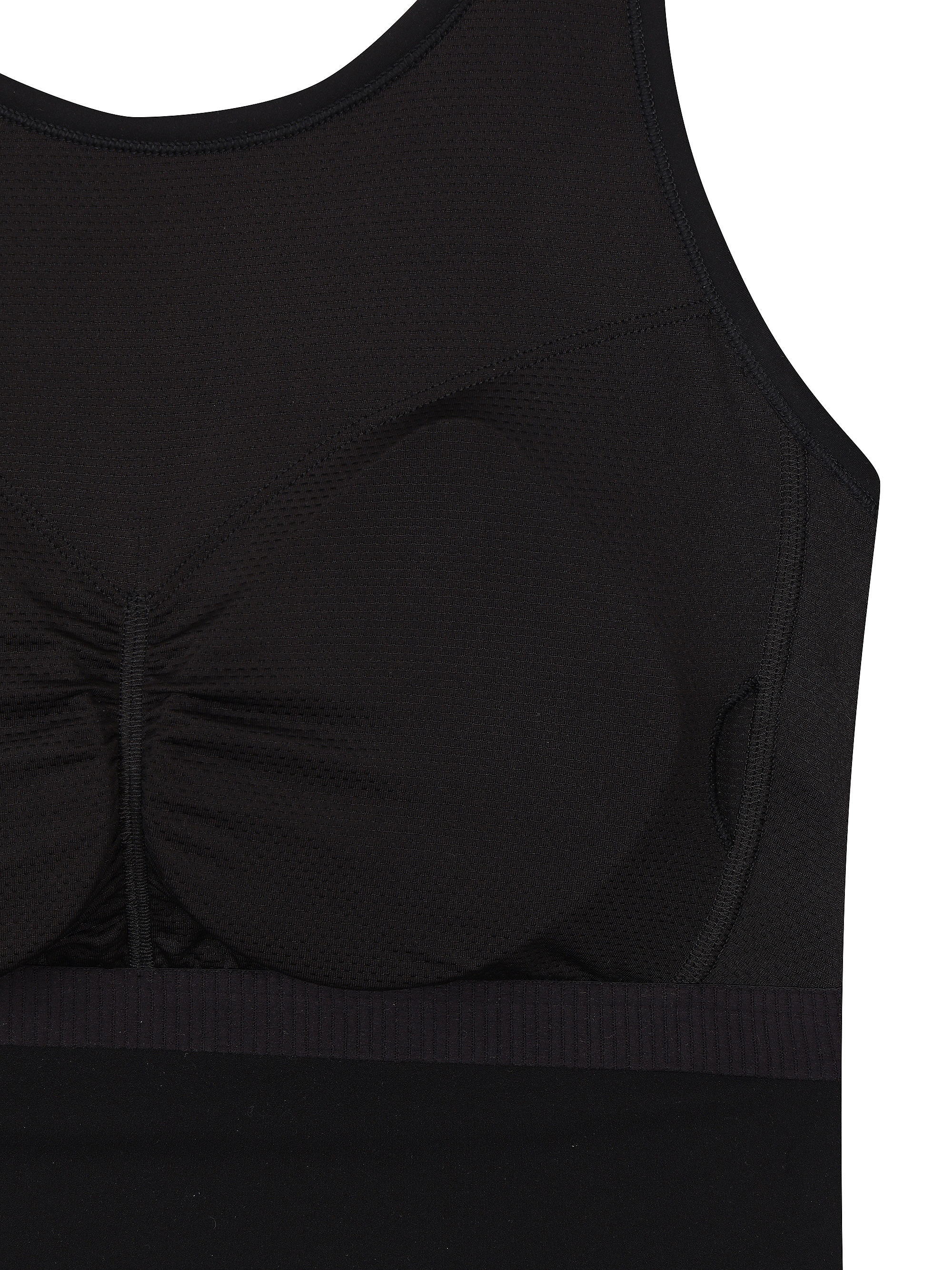 여성 프레시벤트 라운드넥 브라탑