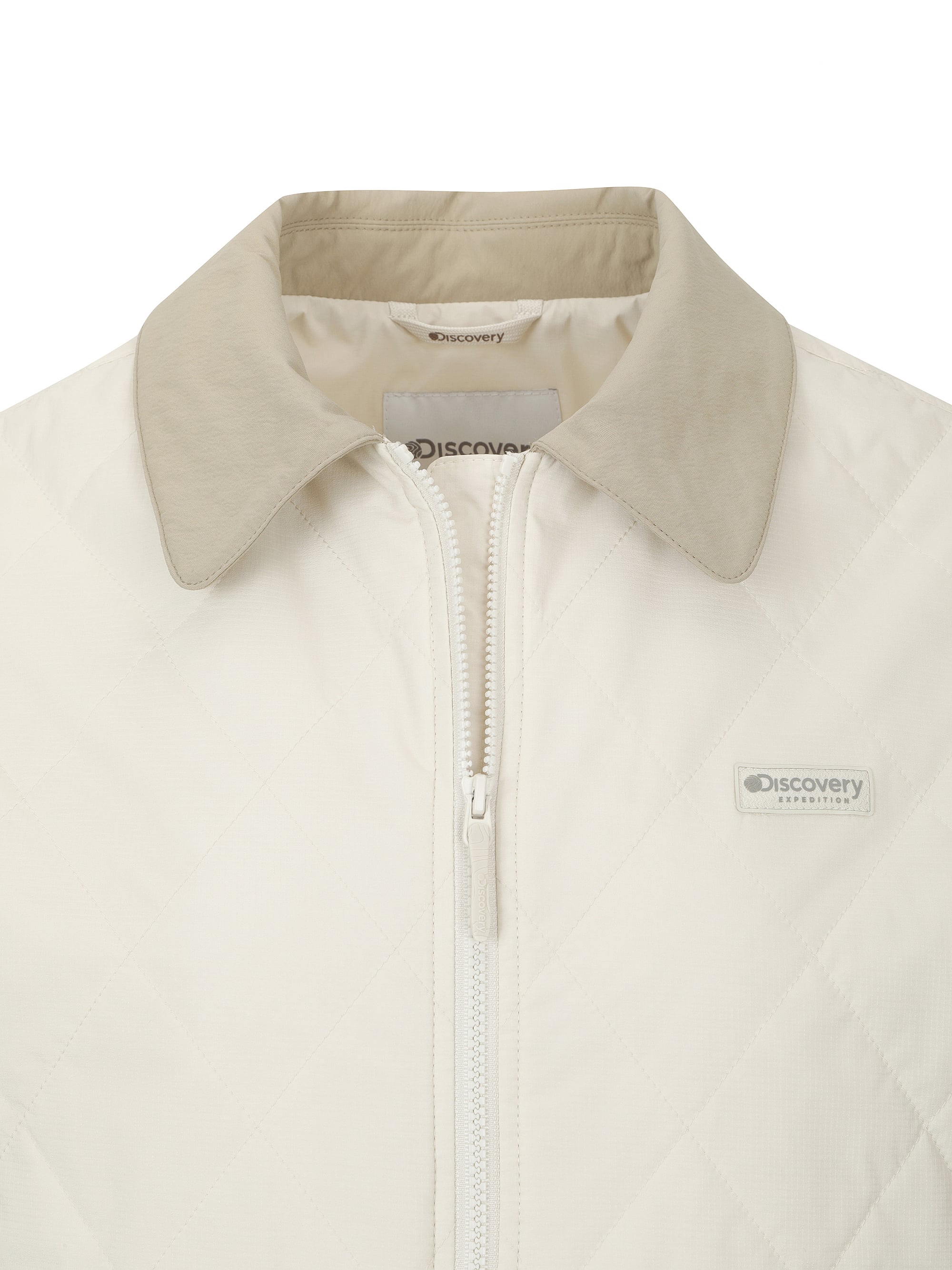 여성 카라형 퀼팅 미드 패딩자켓