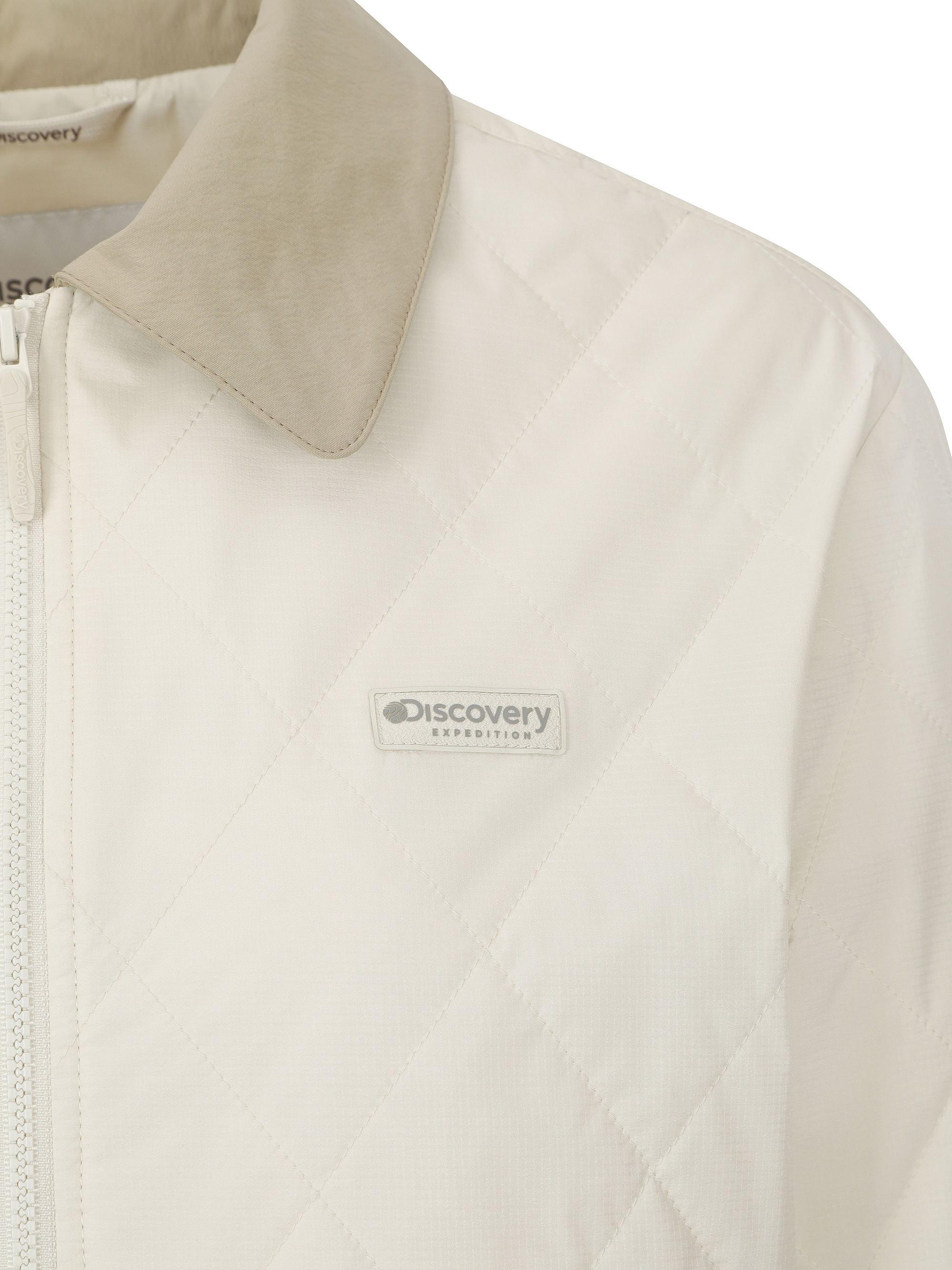 여성 카라형 퀼팅 미드 패딩자켓