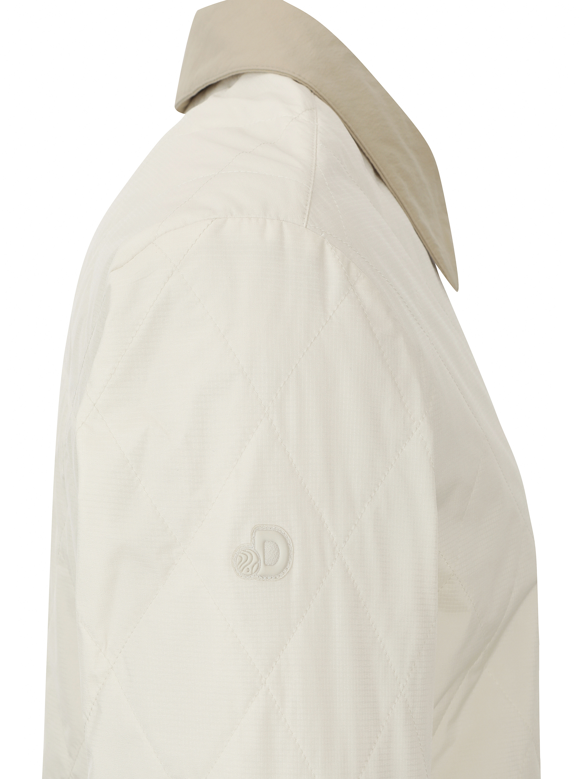 여성 카라형 퀼팅 미드 패딩자켓