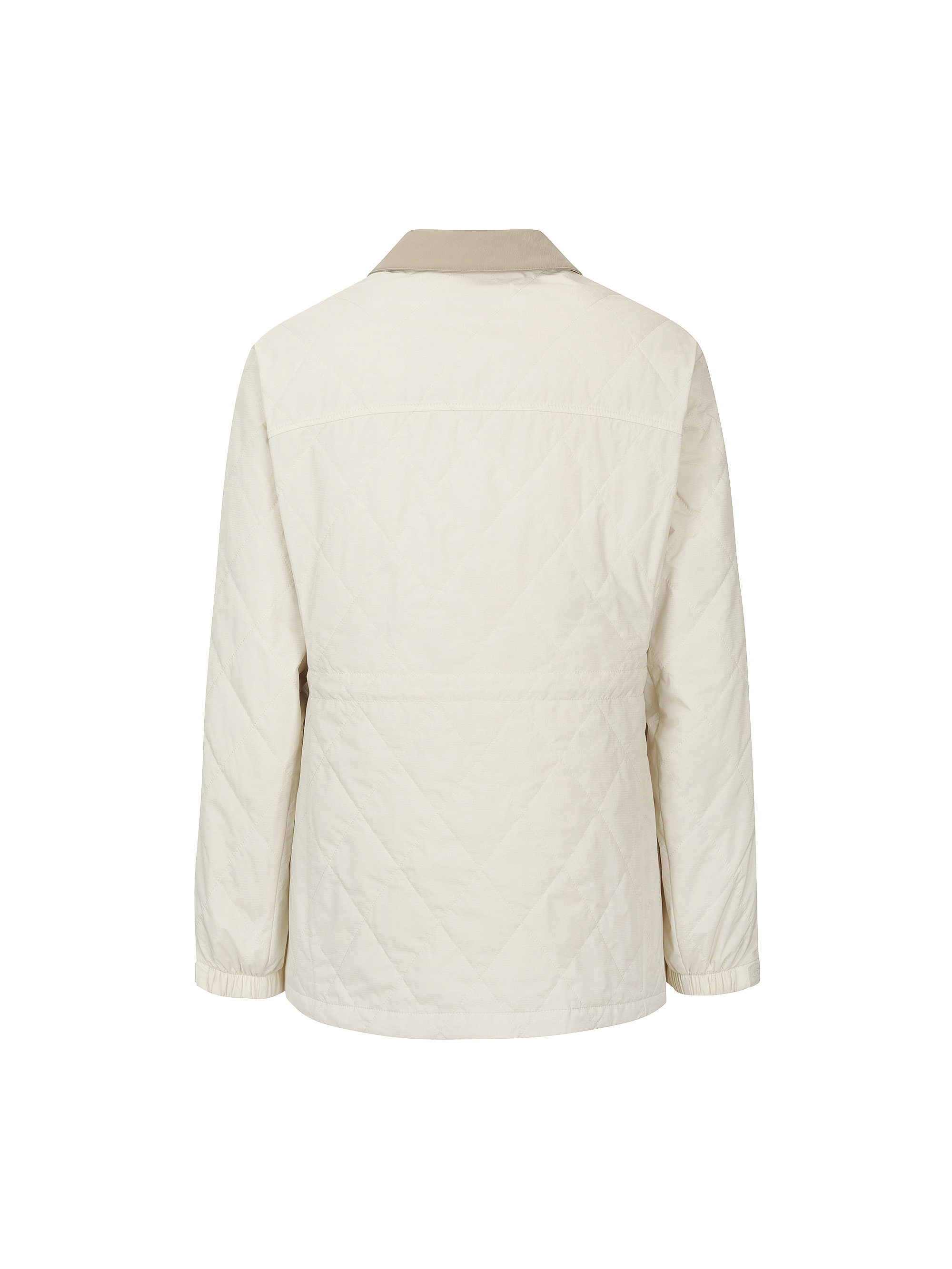 여성 카라형 퀼팅 미드 패딩자켓