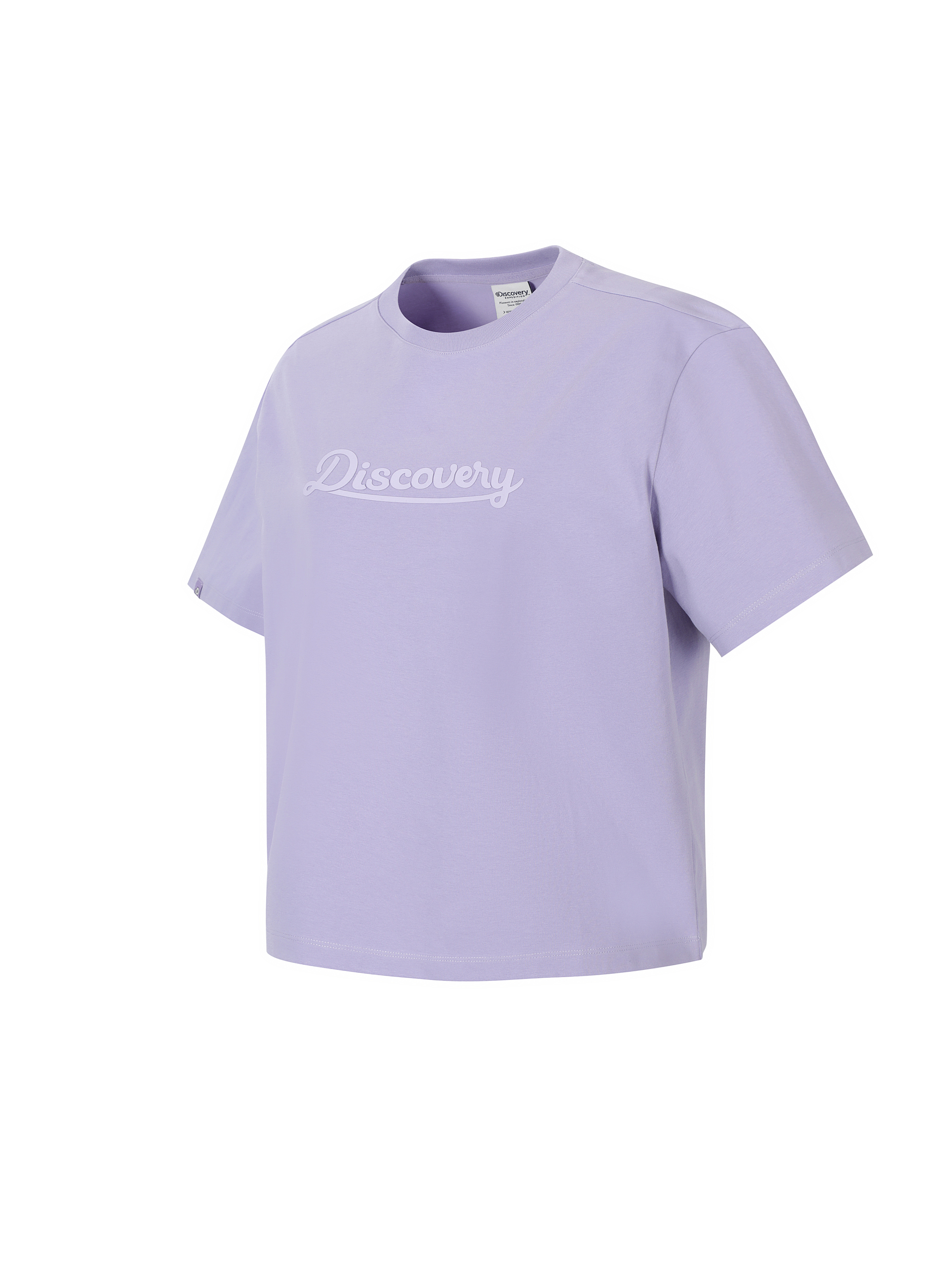 여성 레터링 세미오버핏 반팔티셔츠