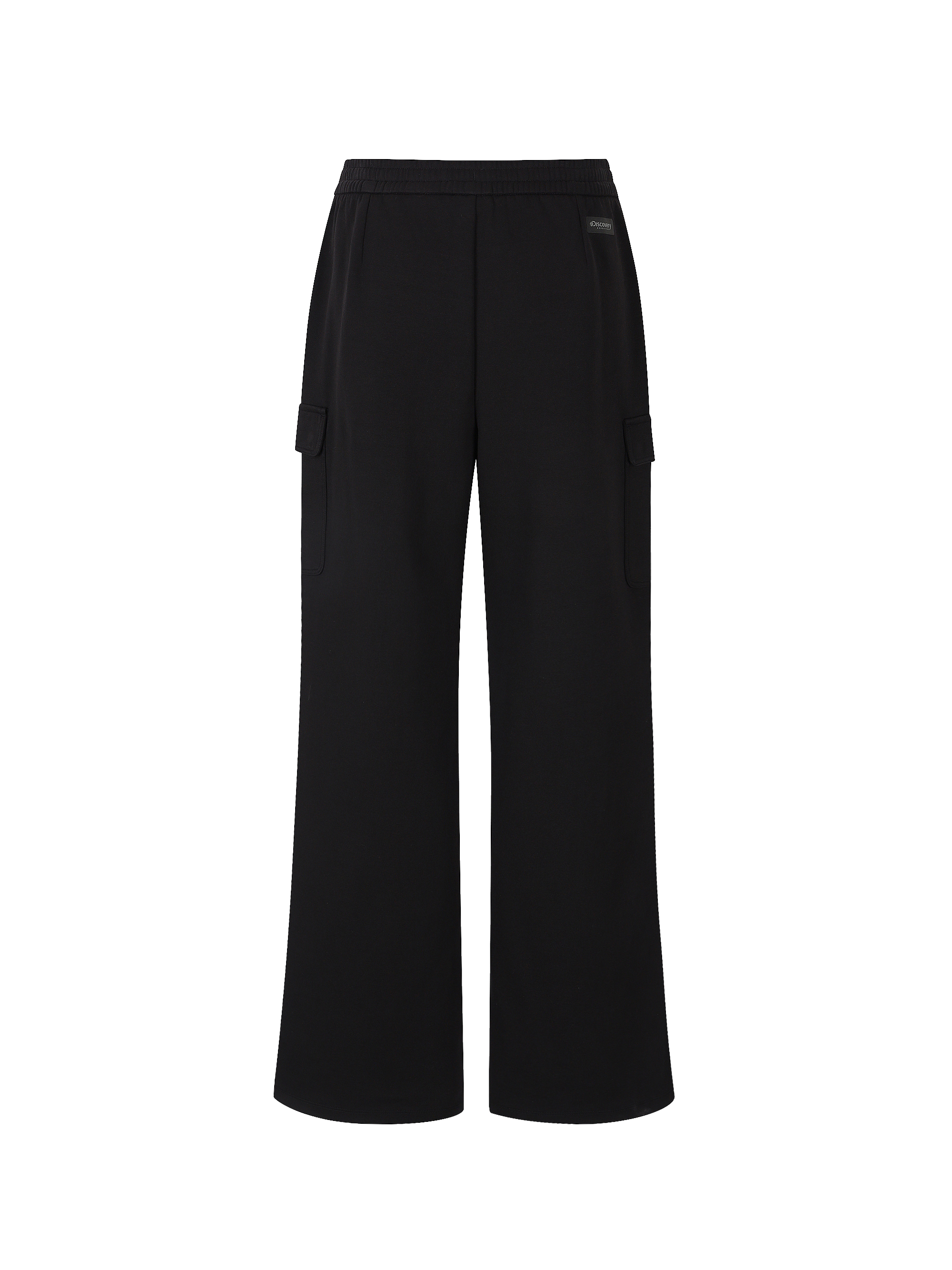 여성 테크 니트 트레이닝 세미와이드 카고 팬츠