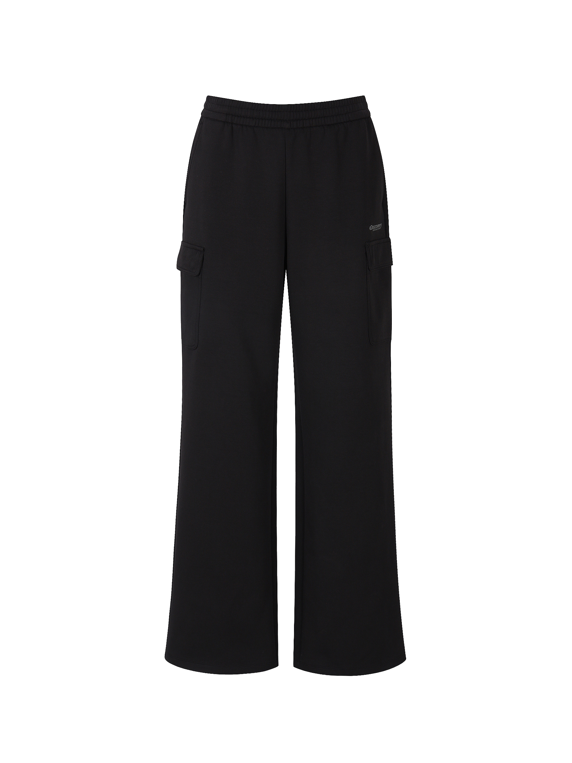 여성 테크 니트 트레이닝 세미와이드 카고 팬츠