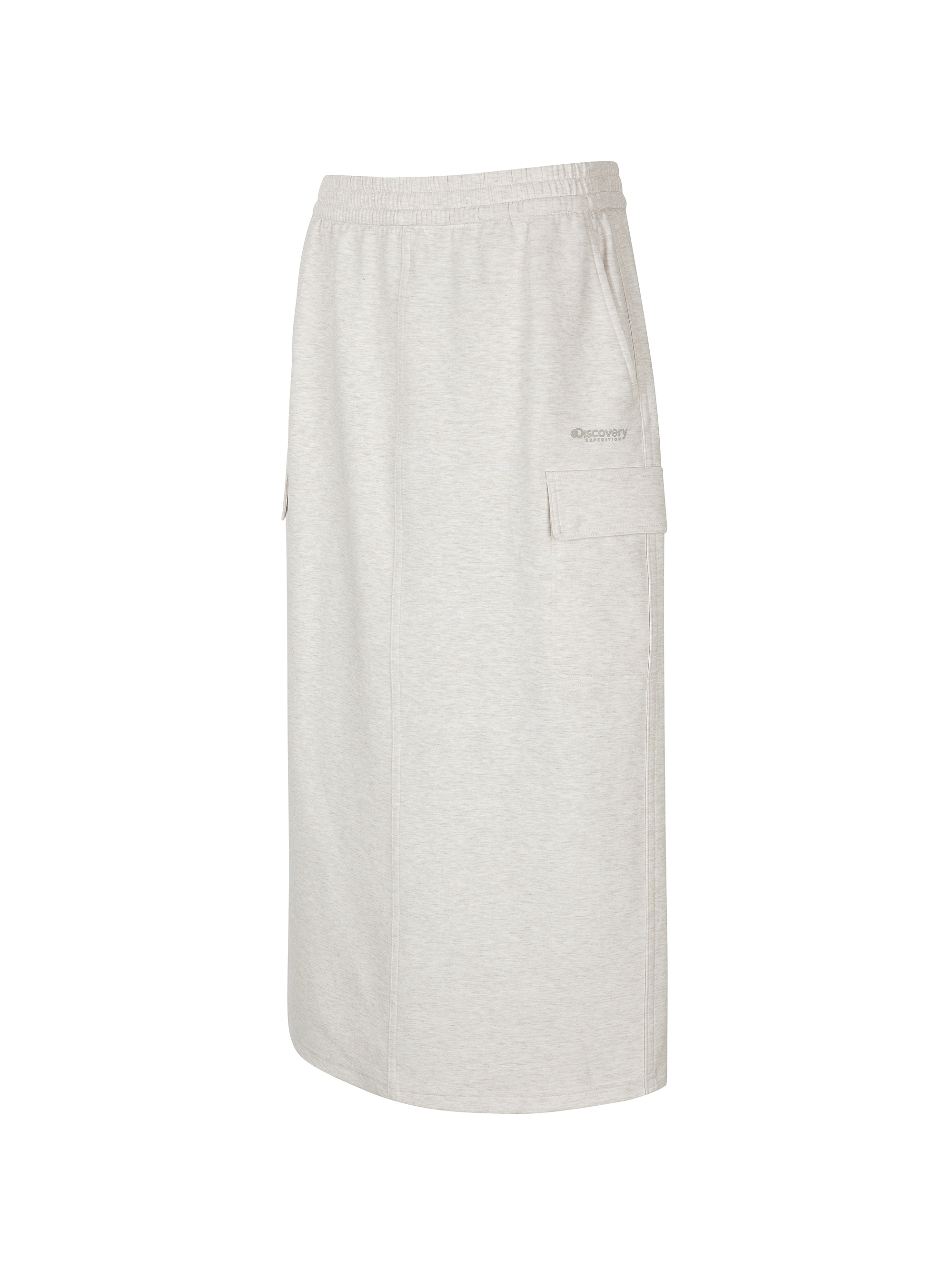 여성 테크 니트 트레이닝 카고 스커트