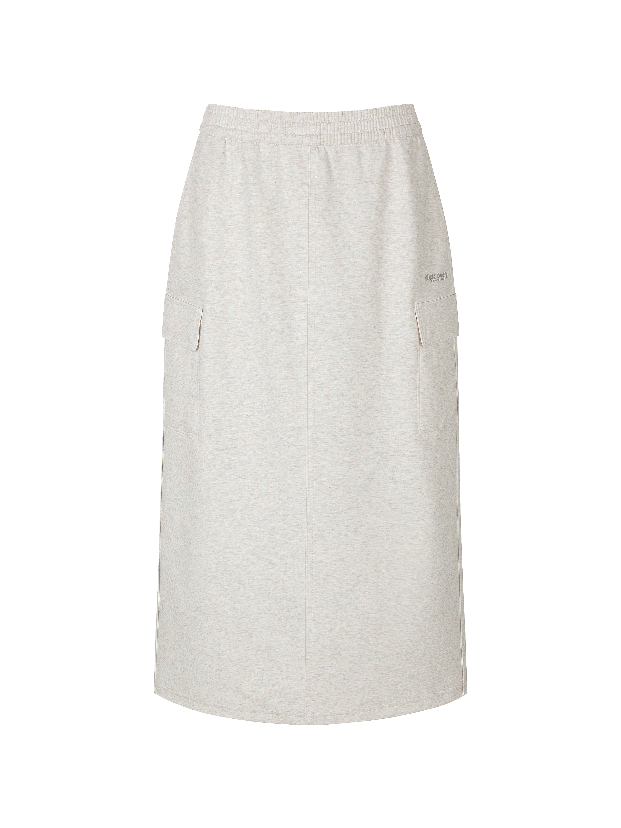 여성 테크 니트 트레이닝 카고 스커트