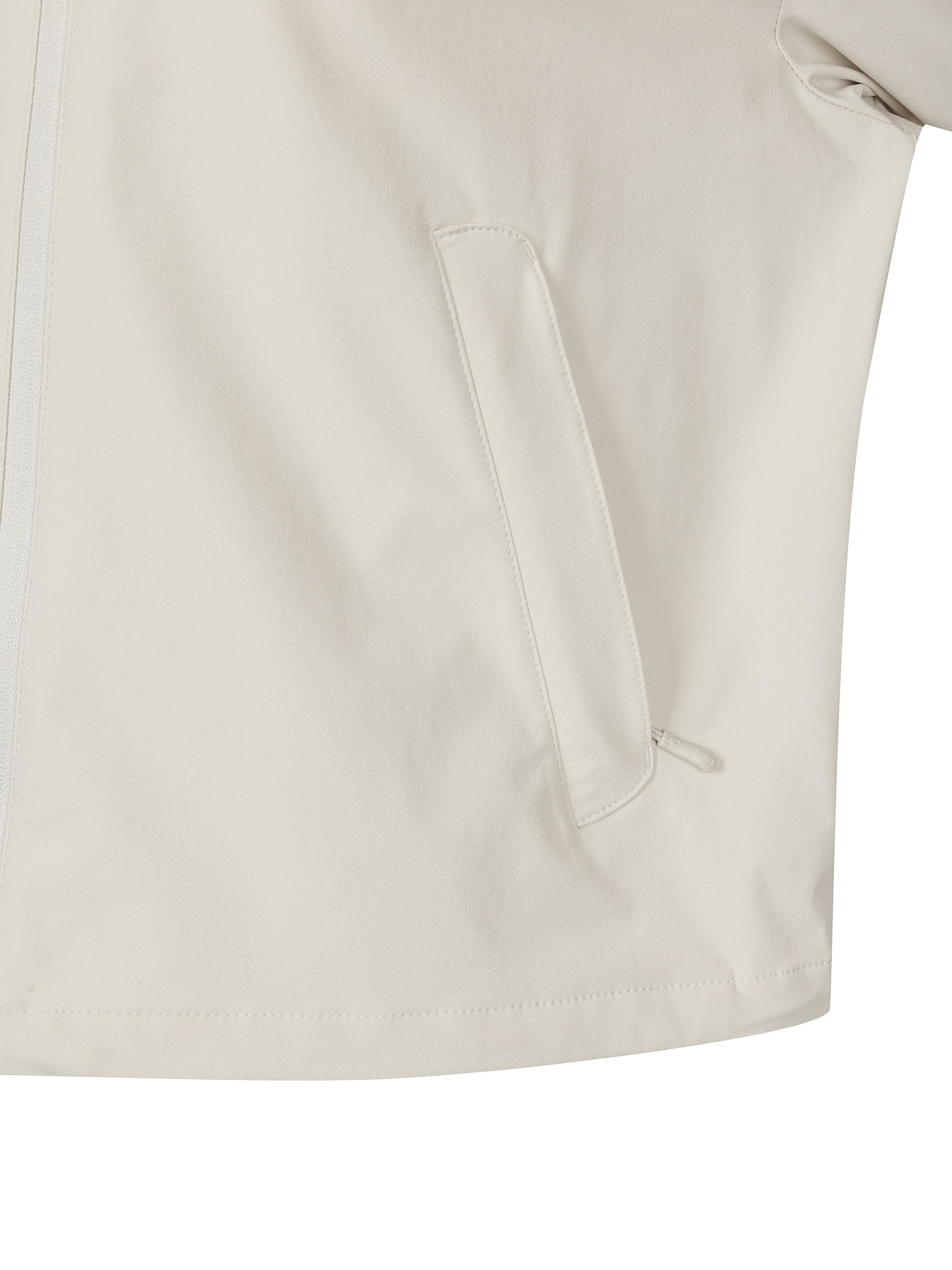 여성 스트레치 우븐 트레이닝 크롭 후드 자켓