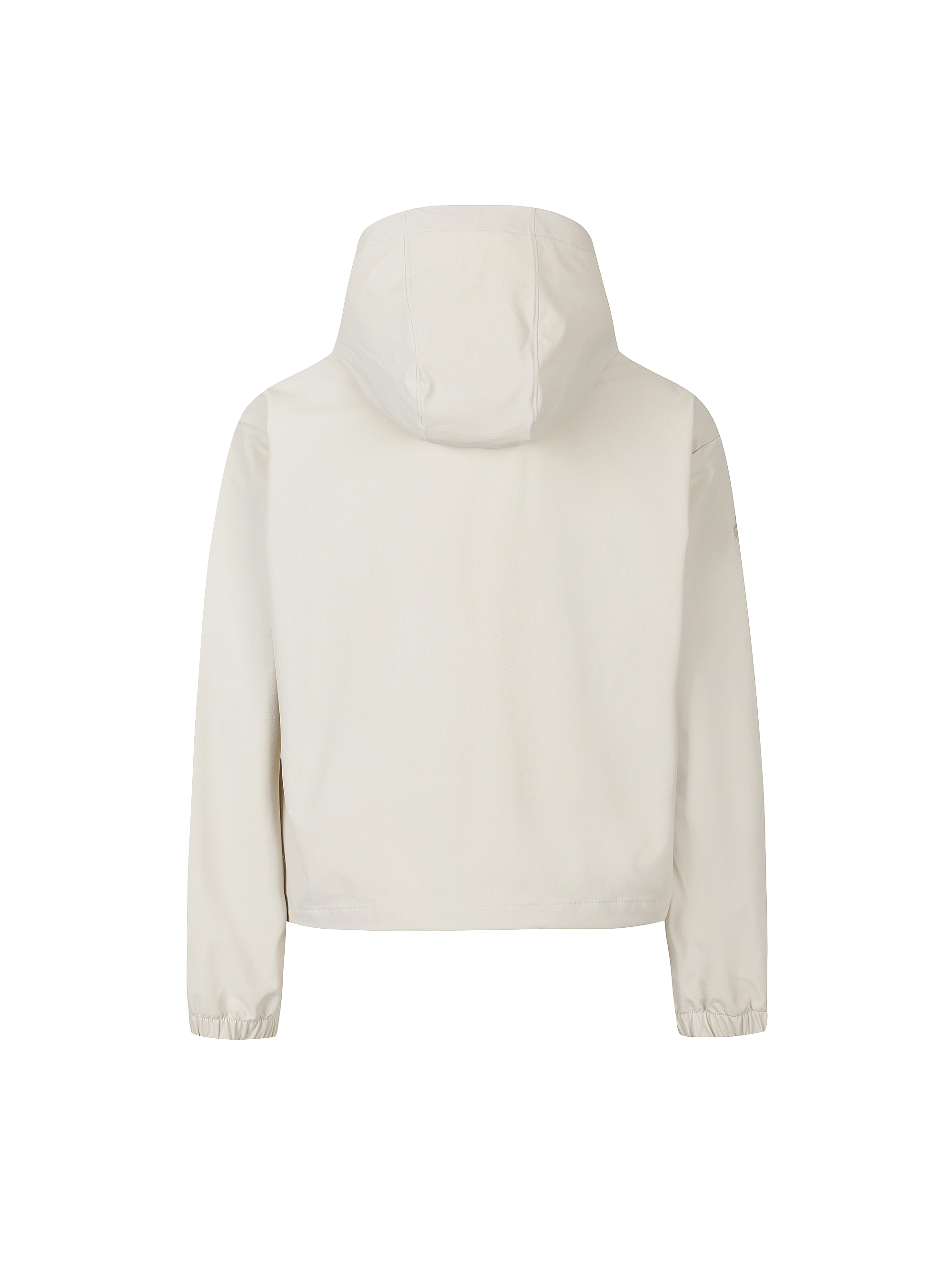 여성 스트레치 우븐 트레이닝 크롭 후드 자켓