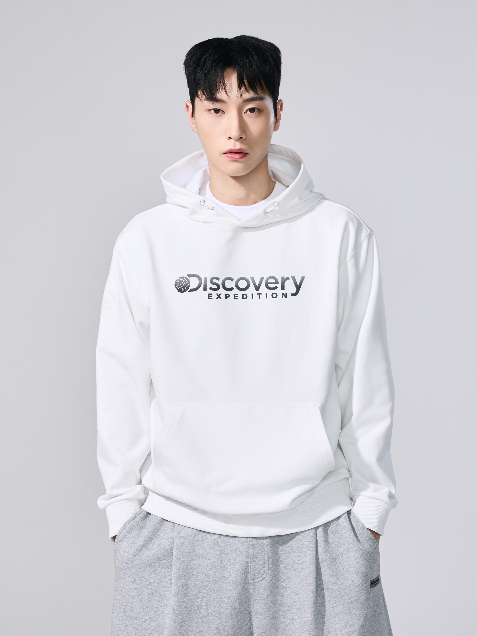 로건 빅로고 후드티셔츠