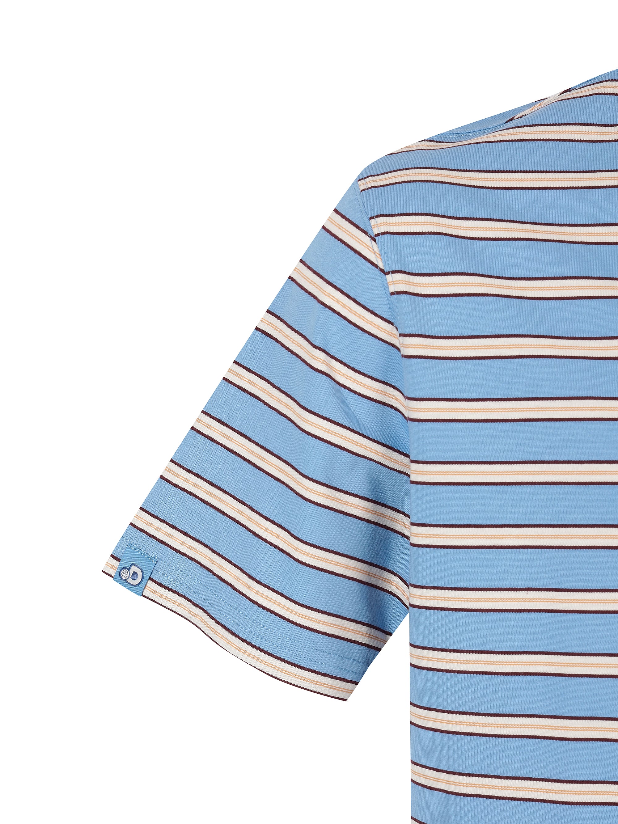 유니 멀티 스트라이프 반팔티셔츠