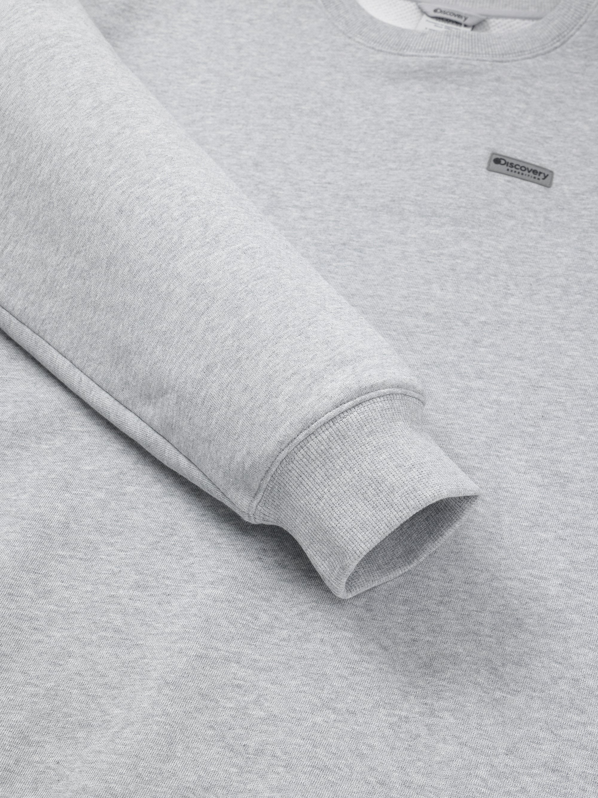 유니 니트 트레이닝 오버핏 맨투맨