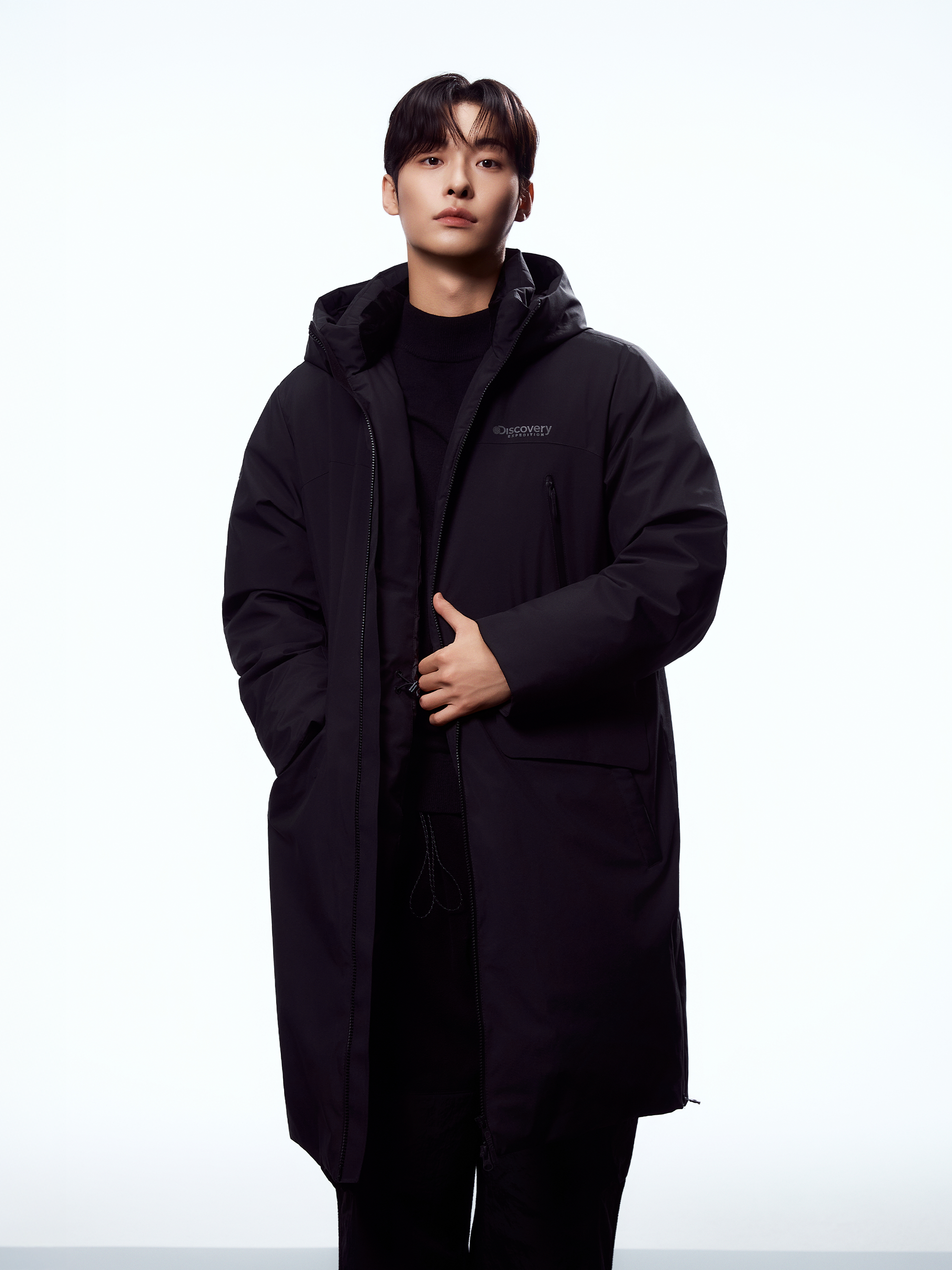 Discovery ダウンコート ブラック メンズL Discovery ダウンコート