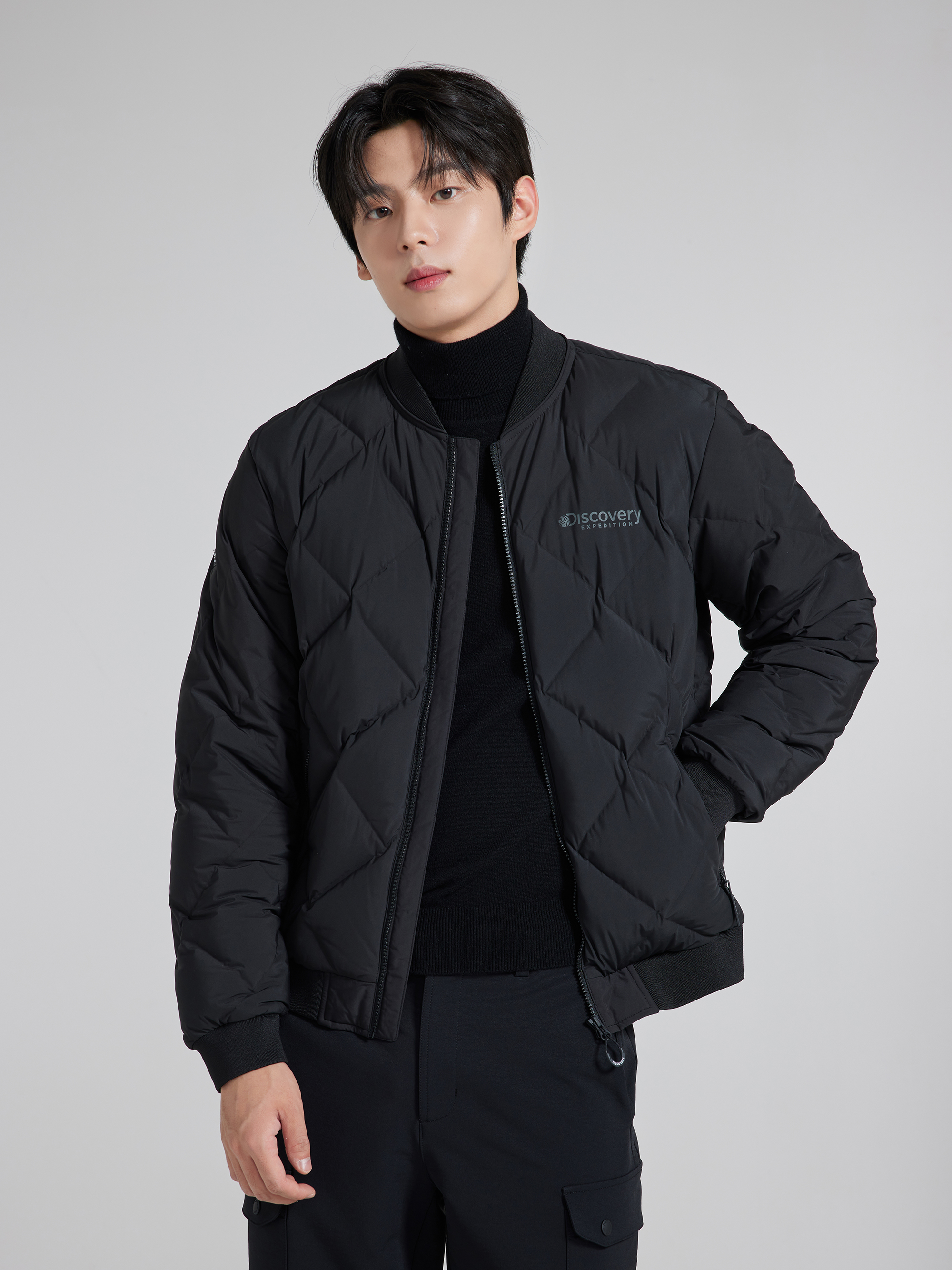 남성 디하스 튜브 구스다운 경량패딩