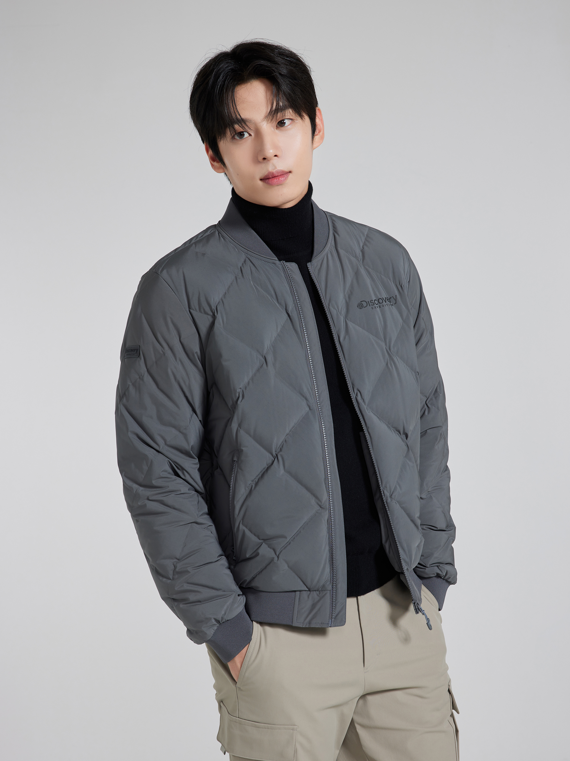 남성 디하스 튜브 구스다운 경량패딩