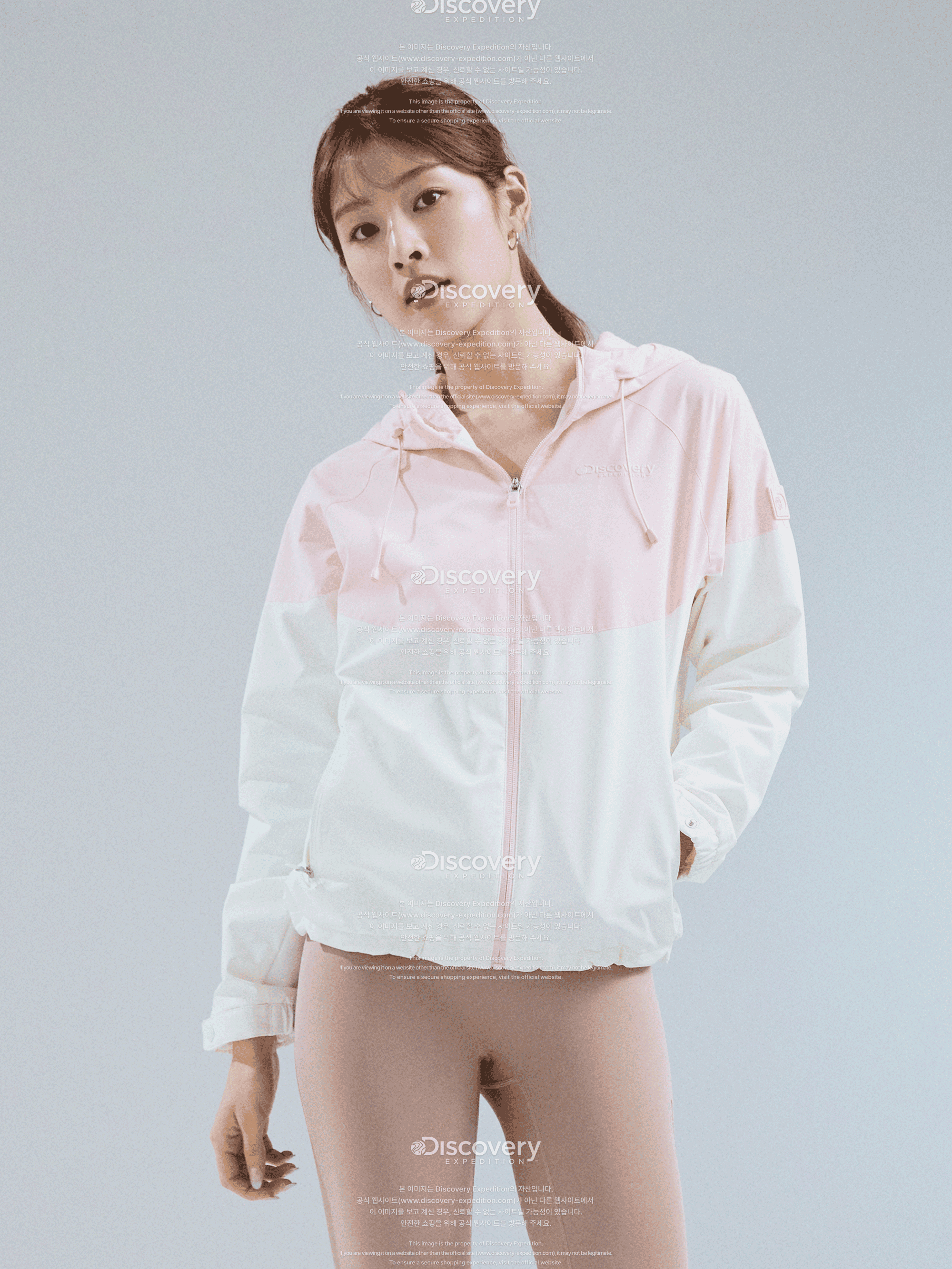 여성 리버문 바람막이